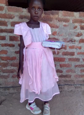 Little Girl In a Pink Dress