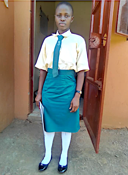 Uganda Girl in School